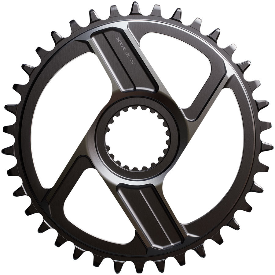 Shimano XTR SM-CRM96 1x Direct Mount Chainring - 38t Shimano Direct Mount For 12-Speed HG+ Chain Fits M9200 M9220 Crank Dark Gray-Goodwynn'sGoodwynn's