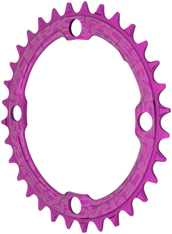 RaceFace 1x Narrow Wide Chainring - 36t 104 BCD 10-12 Speed 7075 Aluminum Purple-Goodwynn'sGoodwynn's