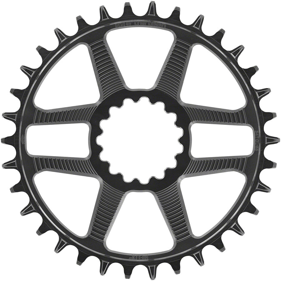 e*thirteen Helix R Chainring - 34t 11/12-Speed 52/55mm Flip Flop CL 3.5mm Offset e*thirteen DM BLK-Goodwynn'sGoodwynn's