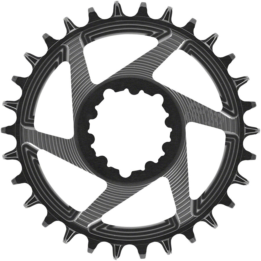 e*thirteen Helix R Chainring - 30t 11/12-Speed 3mm Offset SRAM 3-Bolt DM BLK-Goodwynn'sGoodwynn's