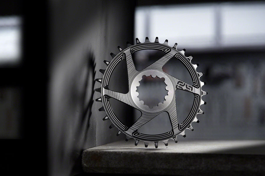 e*thirteen Helix R Chainring - 30t 11/12-Speed 3mm Offset SRAM 3-Bolt DM BLK-Goodwynn'sGoodwynn's