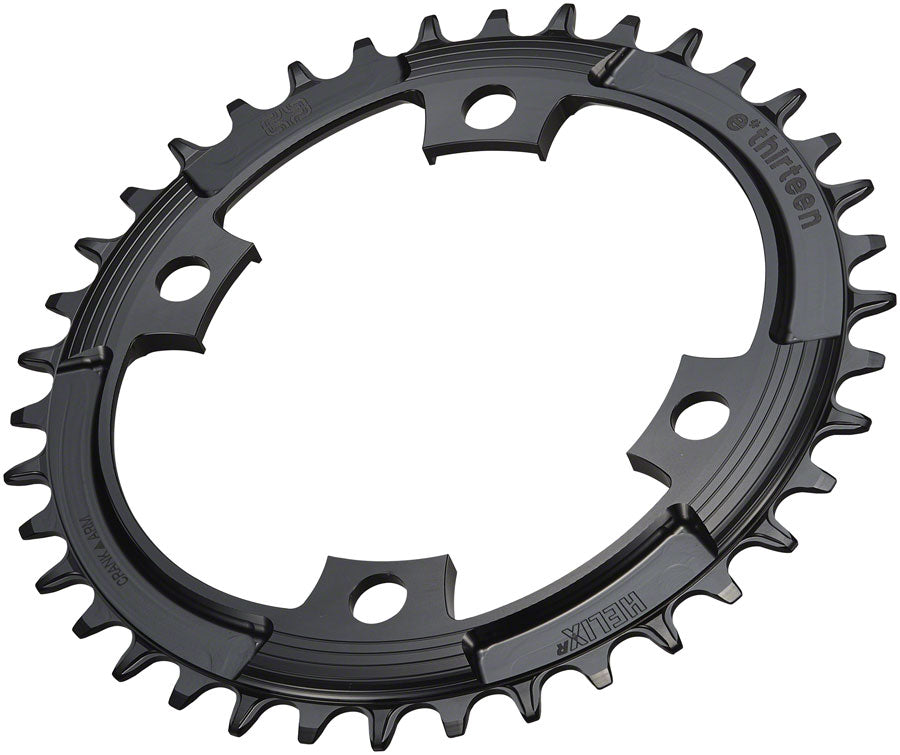 e*thirteen Helix R 107 BCD 4-Bolt Chainring - 40t 11/12-Speed 107BCD Black-Goodwynn'sGoodwynn's