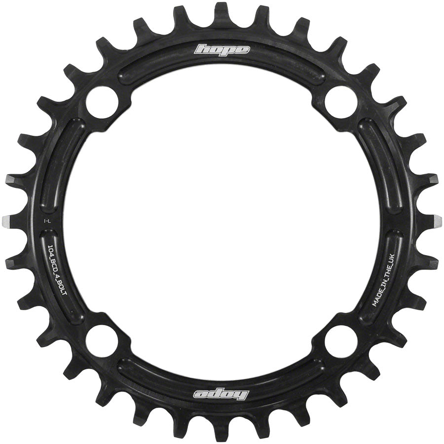 Hope Retainer Chainring - 38t 104 BCD R22 Black-Goodwynn'sGoodwynn's