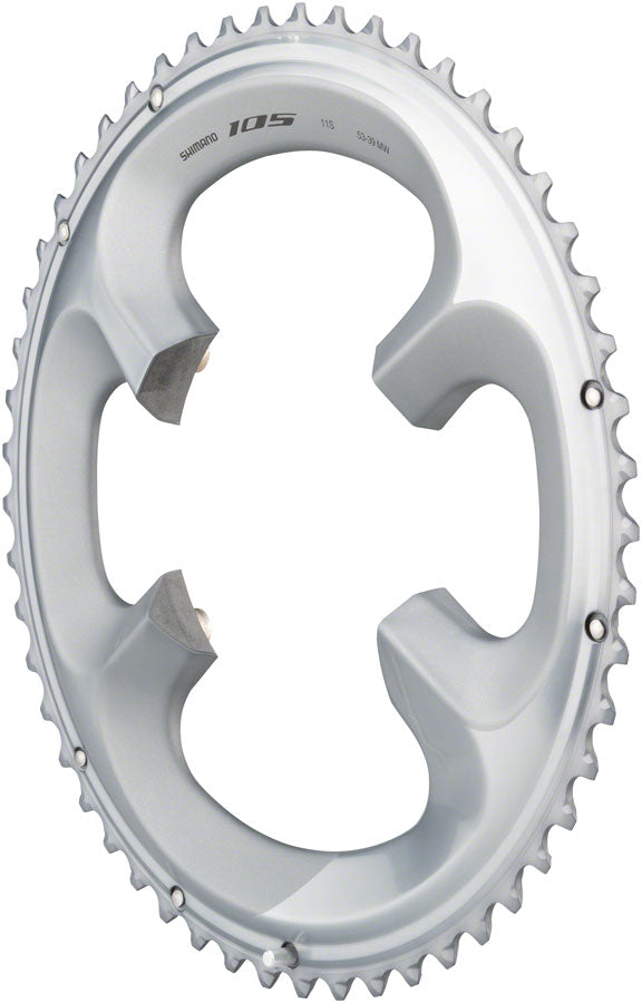 Shimano 105 FC-R7000 53t 4x110 bcd Asymmetric Chainring Silver-Goodwynn'sGoodwynn's