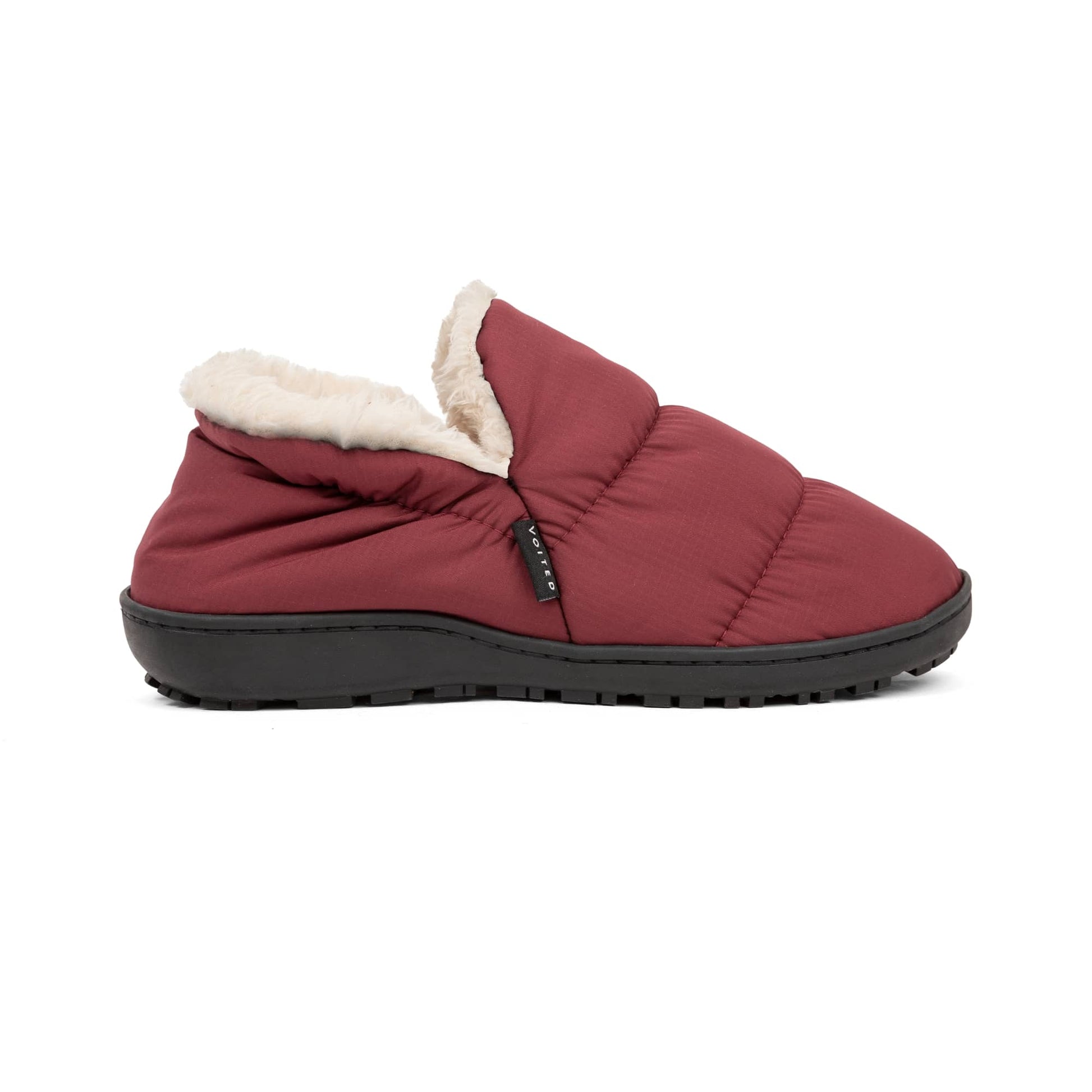 VOITED CloudTouch® Slippers - Lightweight, Indoor/Outdoor Fleece-Lined Camping Slippers - Burgundy-Goodwynn'sGoodwynn's