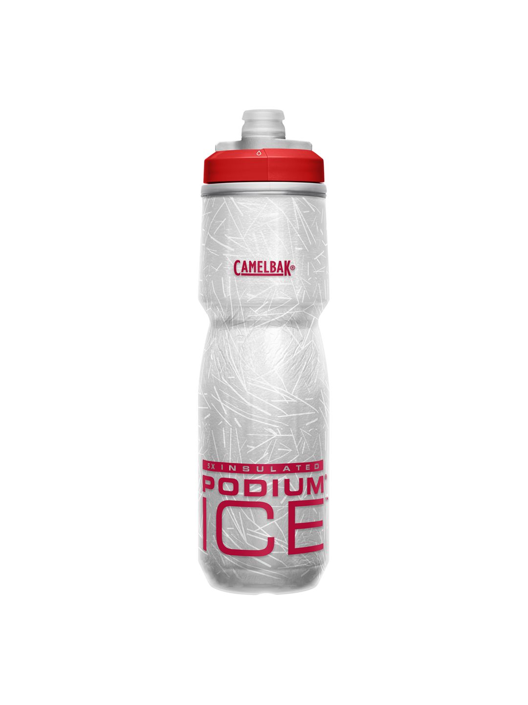 Camelbak Podium Ice Bottle Fiery Red 21oz-Goodwynn'sGoodwynn's
