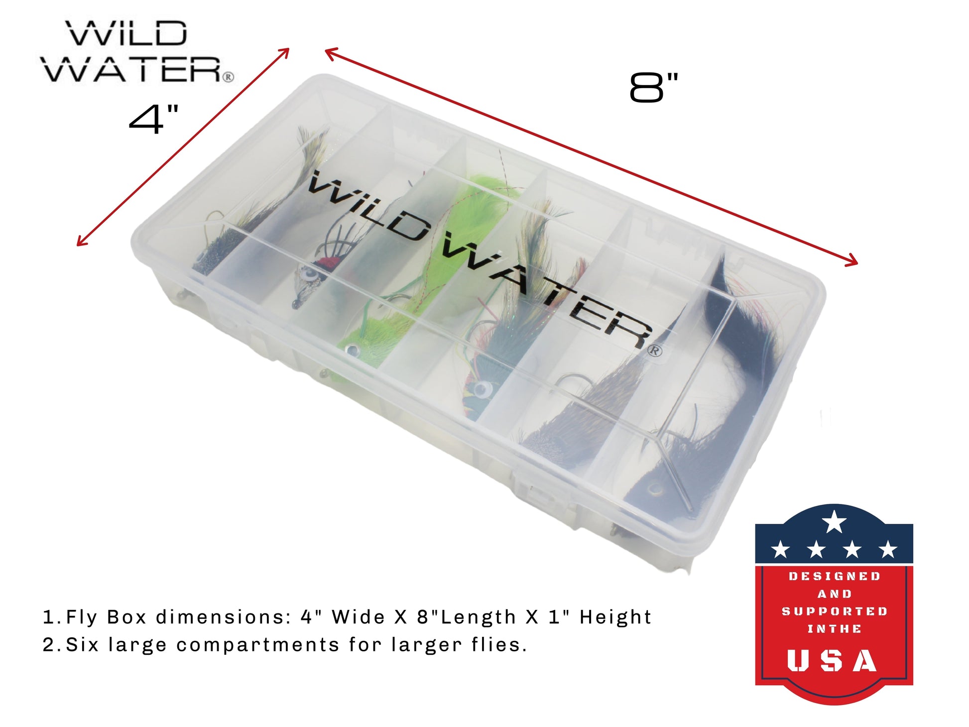 Wild Water Bass/Pike Top Water Deer Hair Fly Assortment-Goodwynn'sGoodwynn's