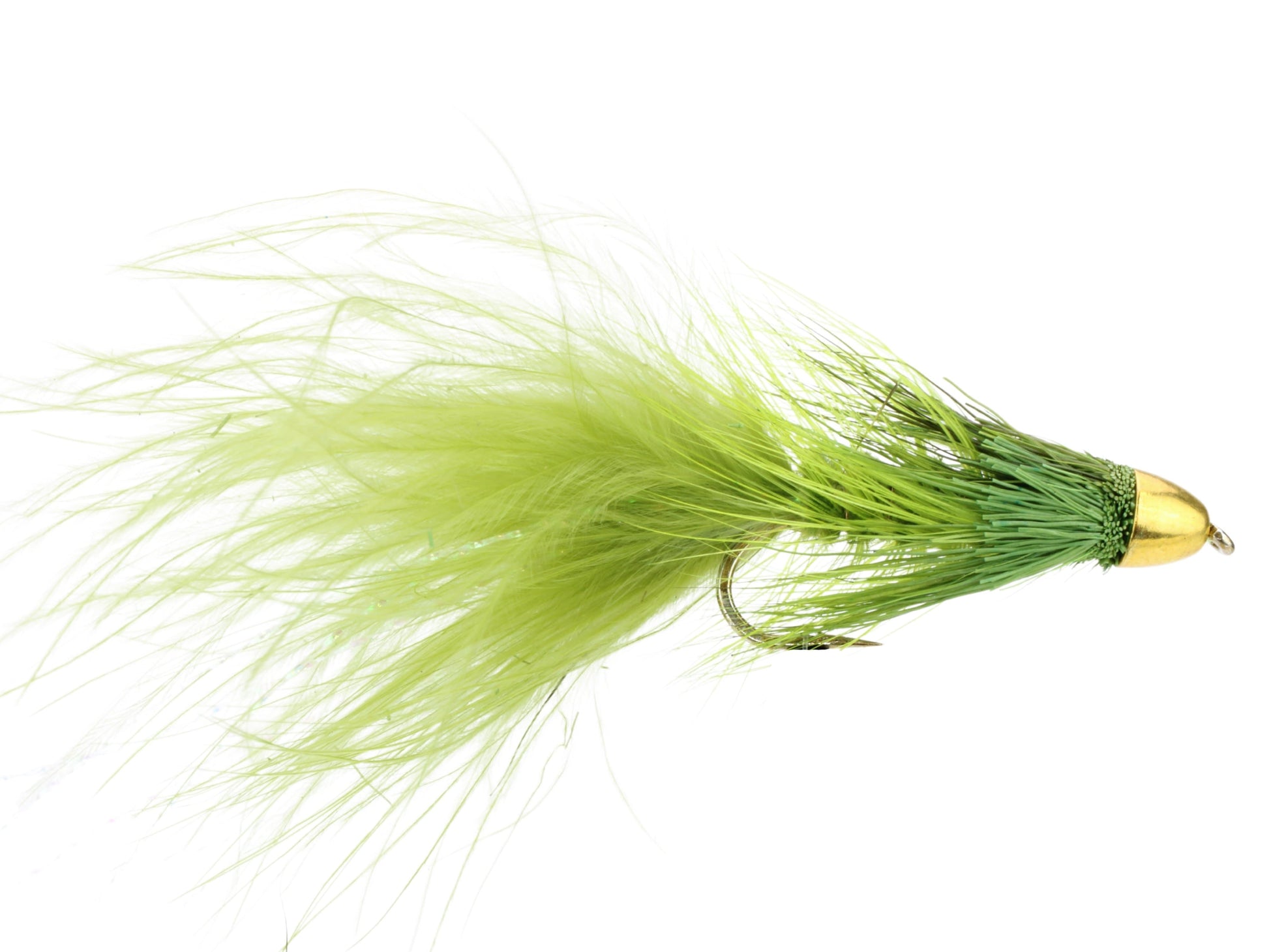 Wild Water Fly Fishing Cone Head Olive Wooly Bugger, Size 6, Qty. 4-Goodwynn'sGoodwynn's