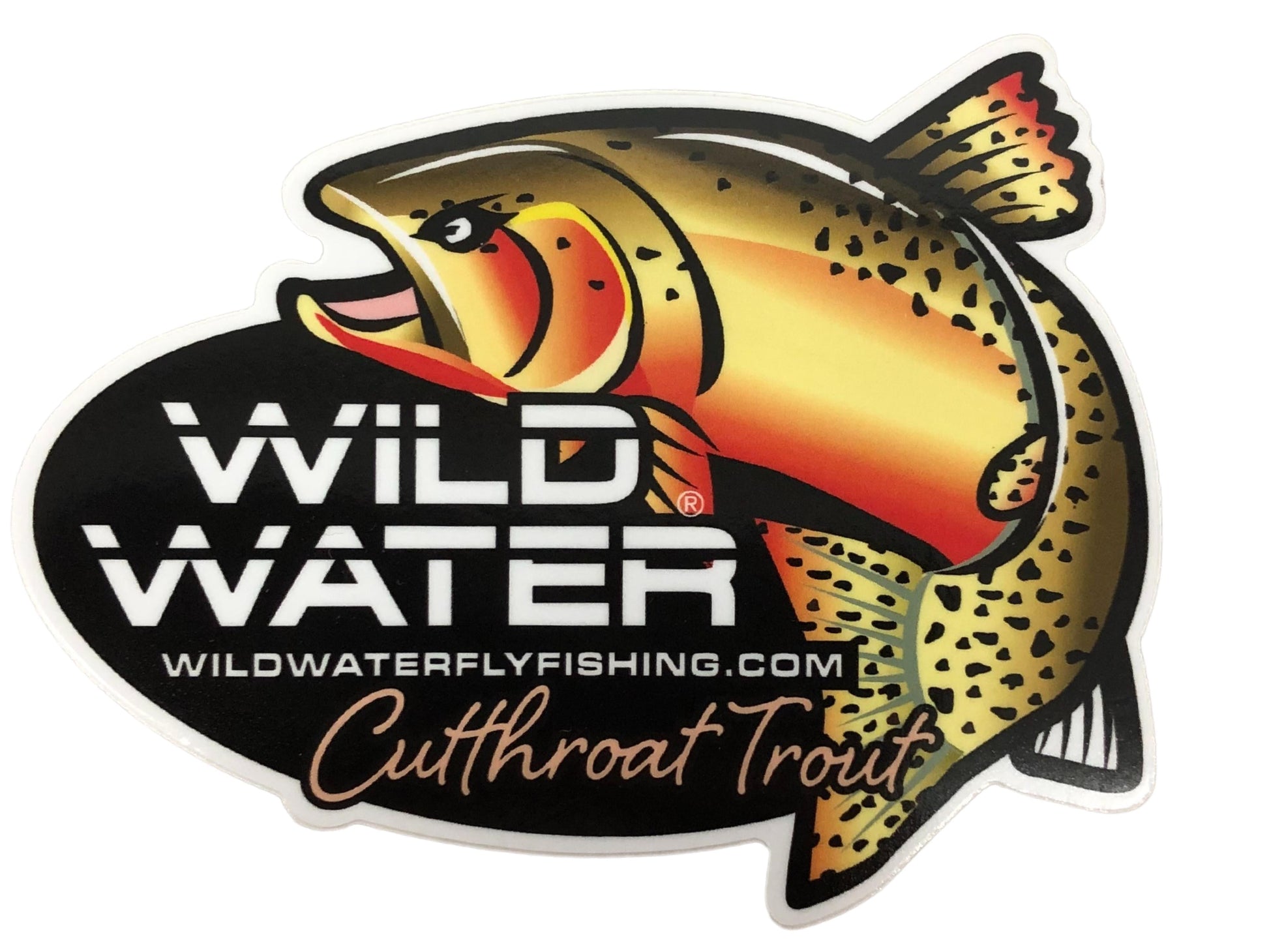 Wild Water Cutthroat Trout Sticker-Goodwynn'sGoodwynn's