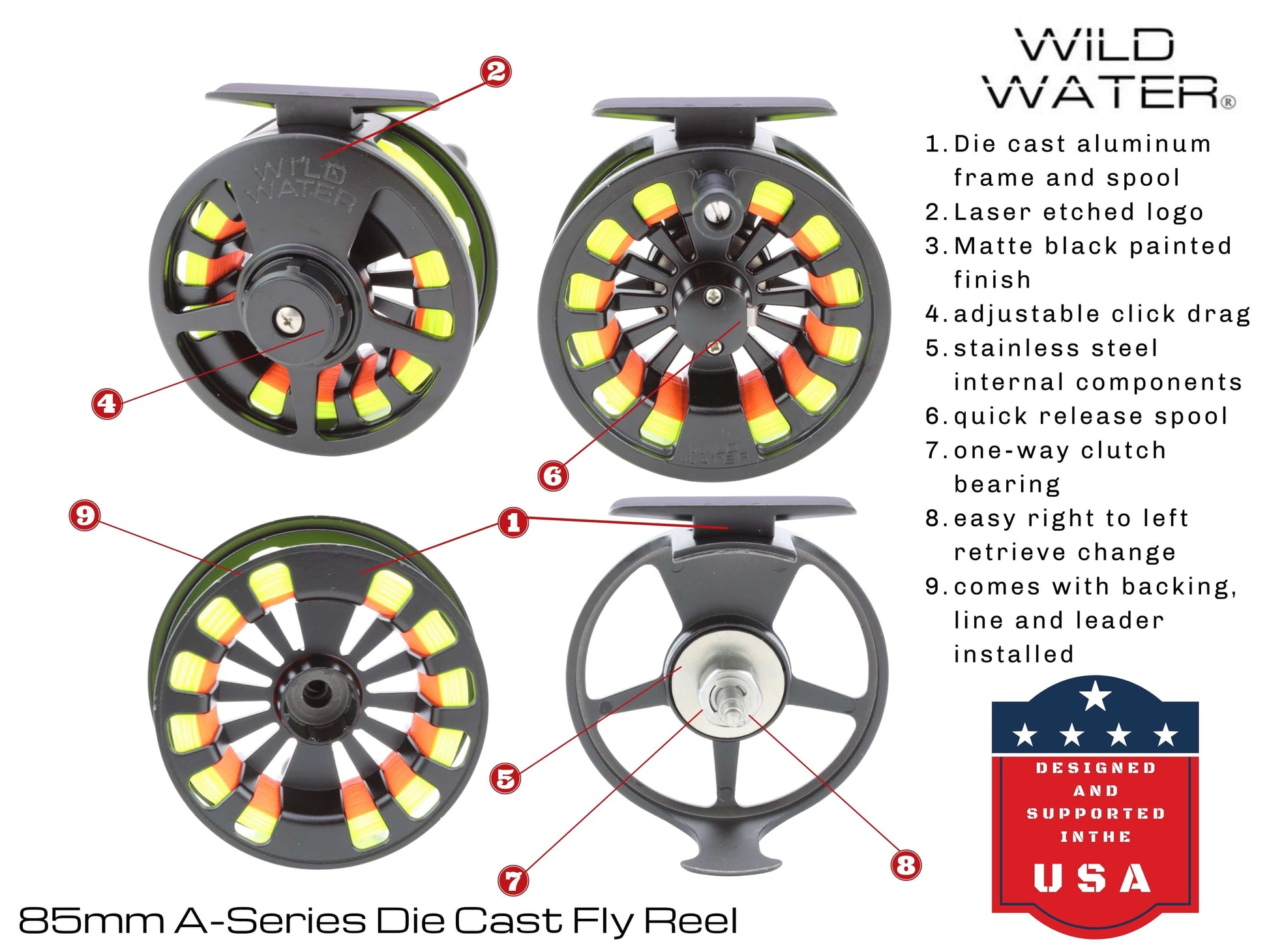 Wild Water Deluxe Fly Fishing Kit, 9 ft 5/6 wt Rod-Goodwynn'sGoodwynn's