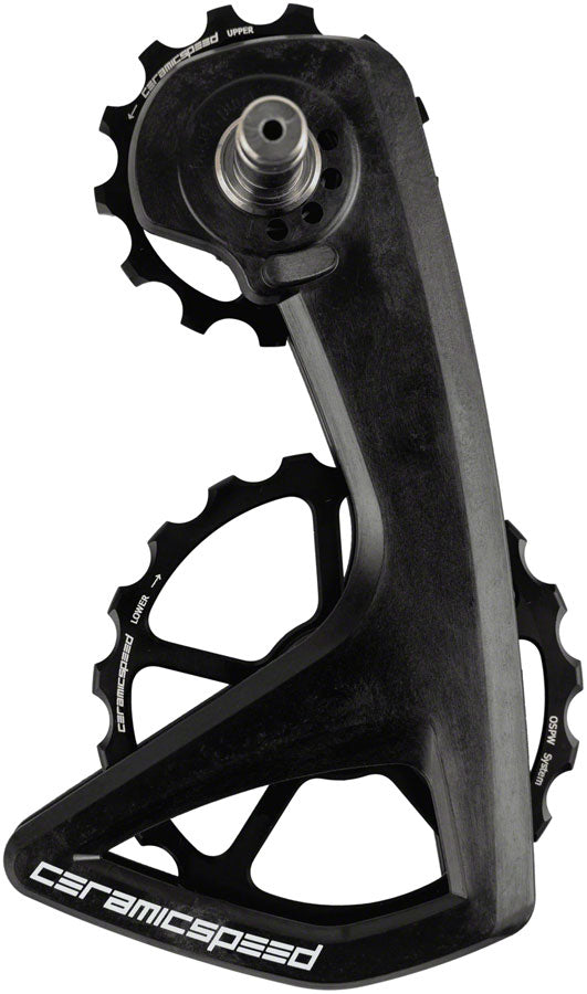 CeramicSpeed OSPW RS Pulley Wheel System Shimano Dura-Ace 9250/Ultegra 8150  - Aluminum Pulley Carbon Cage BLK-Goodwynn'sGoodwynn's