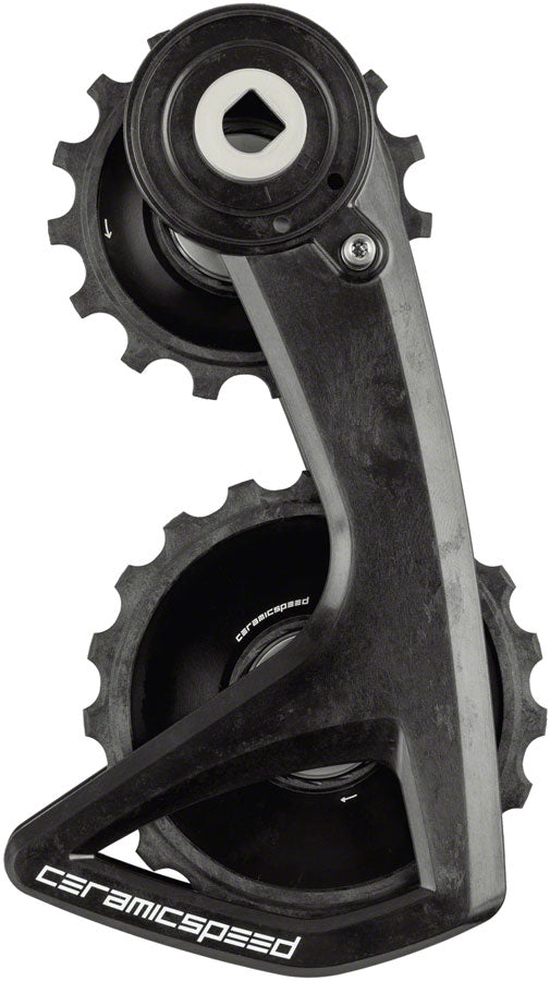 CeramicSpeed OSPW RS Alpha Pulley Wheel System SRAM Red/Force AXS - ALPHA Aluminum Pulley Carbon Cage BLK-Goodwynn'sGoodwynn's