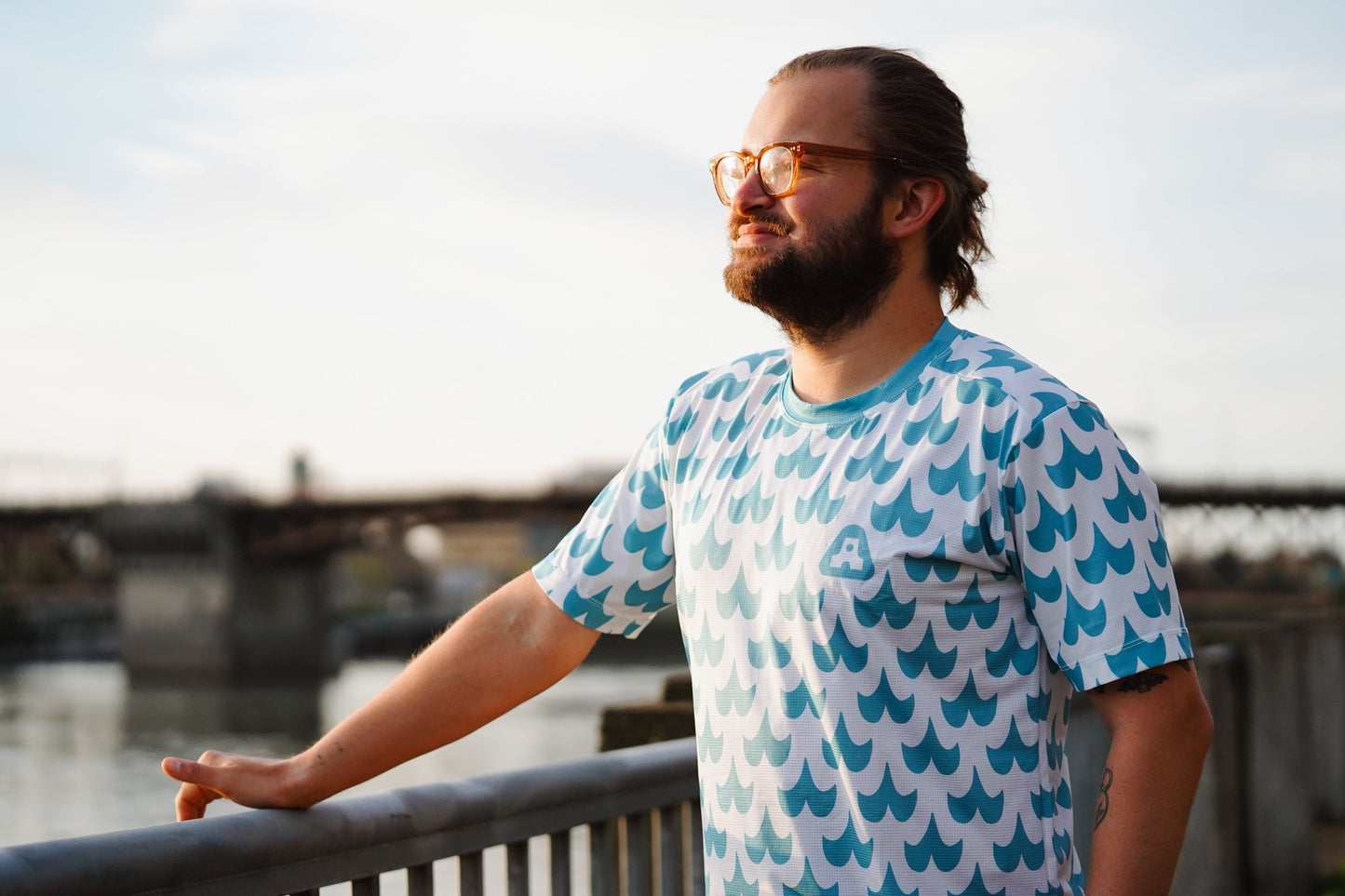 Men's The Mustache Tech Tee