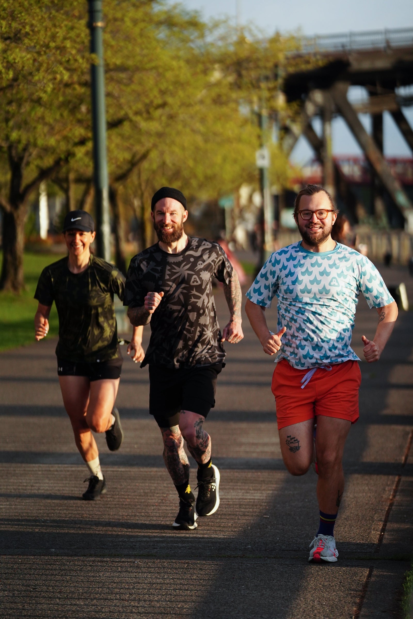 Men's The Mustache Tech Tee-Goodwynn&#39;sGoodwynn&#39;s