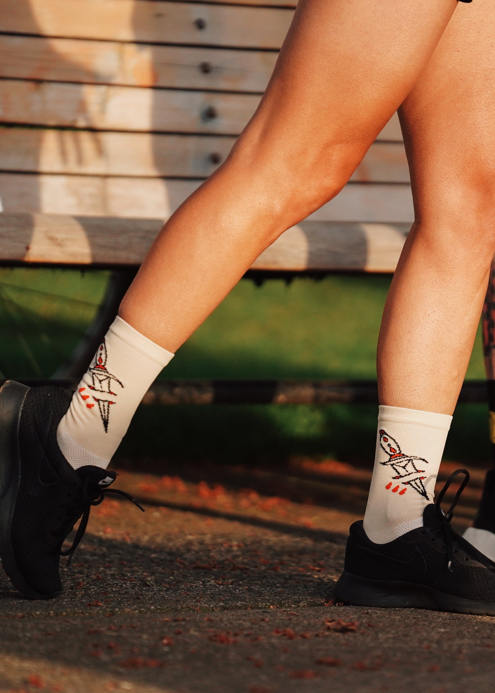 Dagger Tattoo Socks by Tyler Adams-Goodwynn&#39;sGoodwynn&#39;s