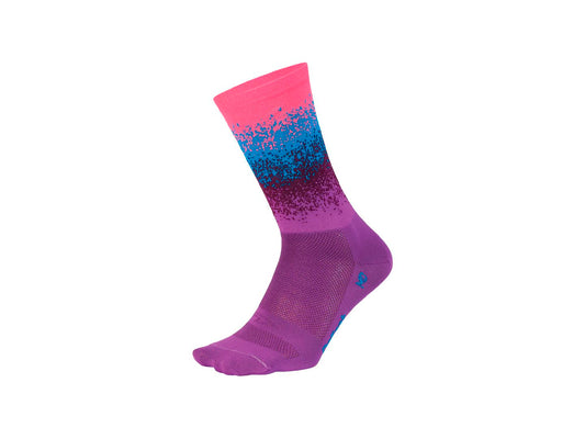 Sock DeFeet Aireator 6" Ombre Small Purple-Goodwynn's