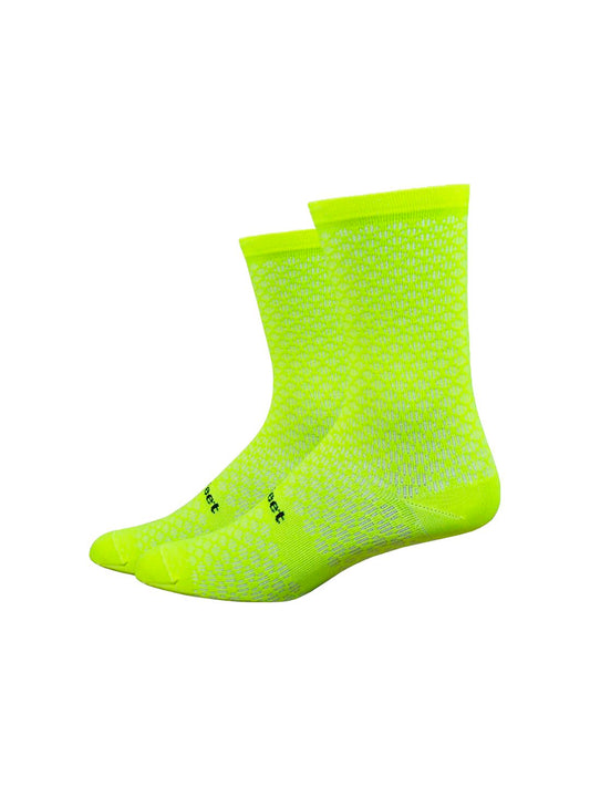 Sock DeFeet Evo Mont Ventoux 6 Small Visibility Yellow-Goodwynn's