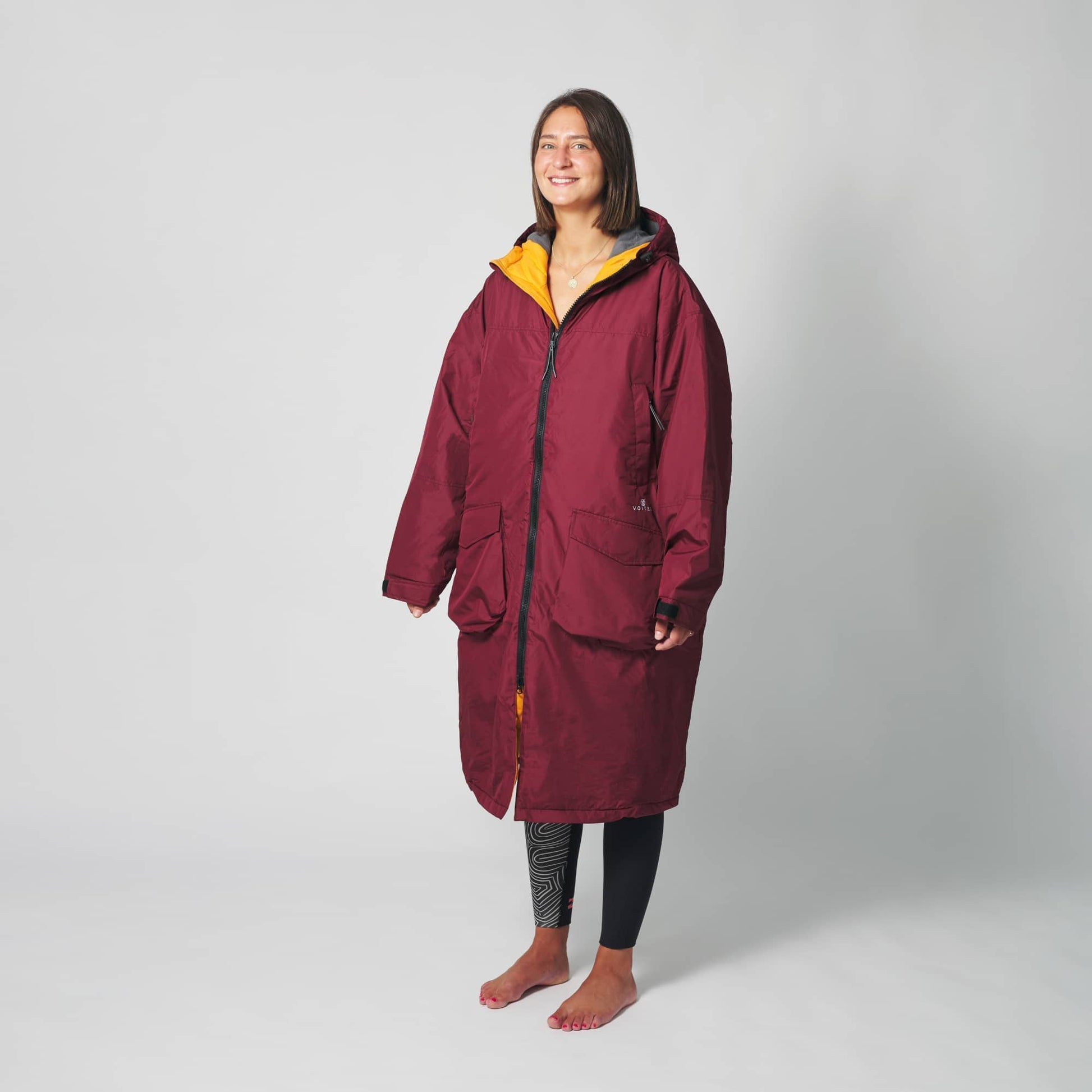 VOITED 2nd Edition Outdoor Changing Robe & Drycoat for Surfing, Camping, Vanlife & Wild Swimming - Cardinal-Goodwynn'sGoodwynn's
