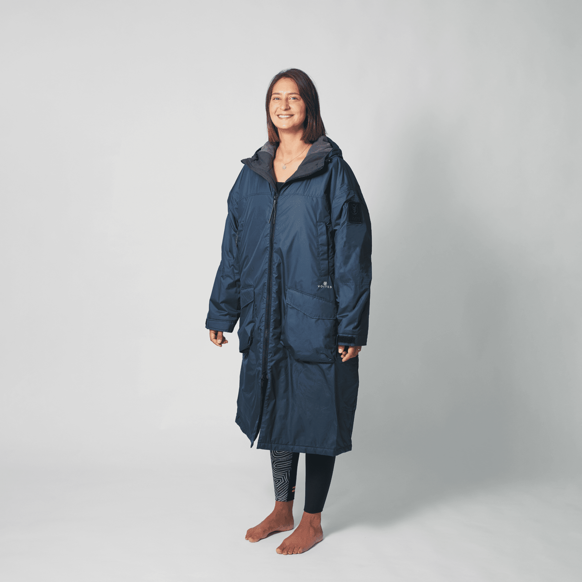 VOITED 2nd Edition Outdoor Changing Robe & Drycoat for Surfing, Camping, Vanlife & Wild Swimming - Ocean Navy-Goodwynn'sGoodwynn's