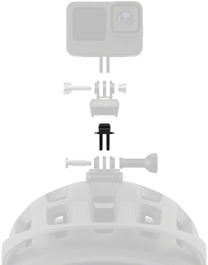 Fidlock Pinclip Action Cam Mount Connector - Black-Goodwynn'sGoodwynn's