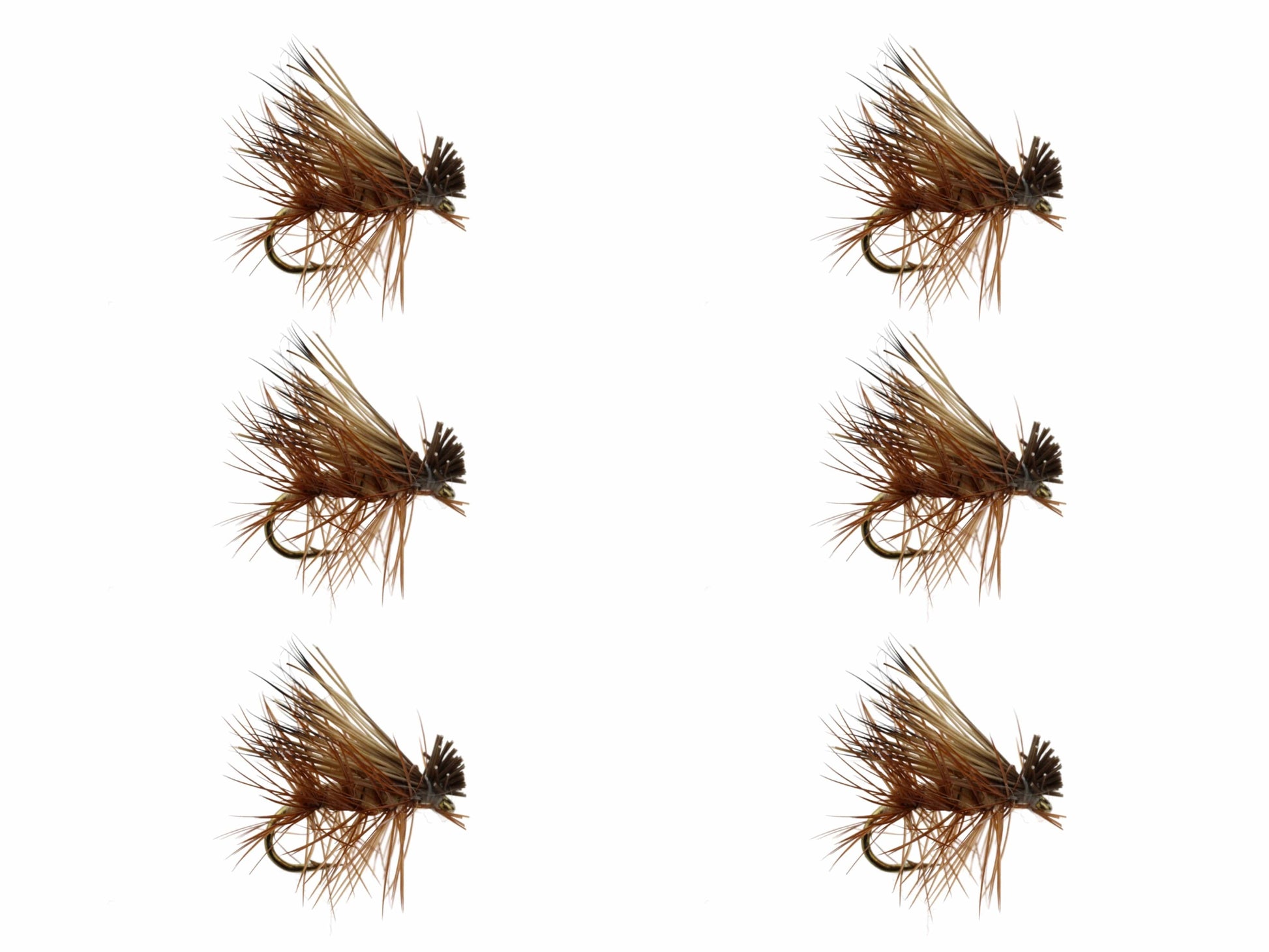 Wild Water Fly Fishing Tan Elk Caddis, Size 14, Qty. 6-Goodwynn'sGoodwynn's