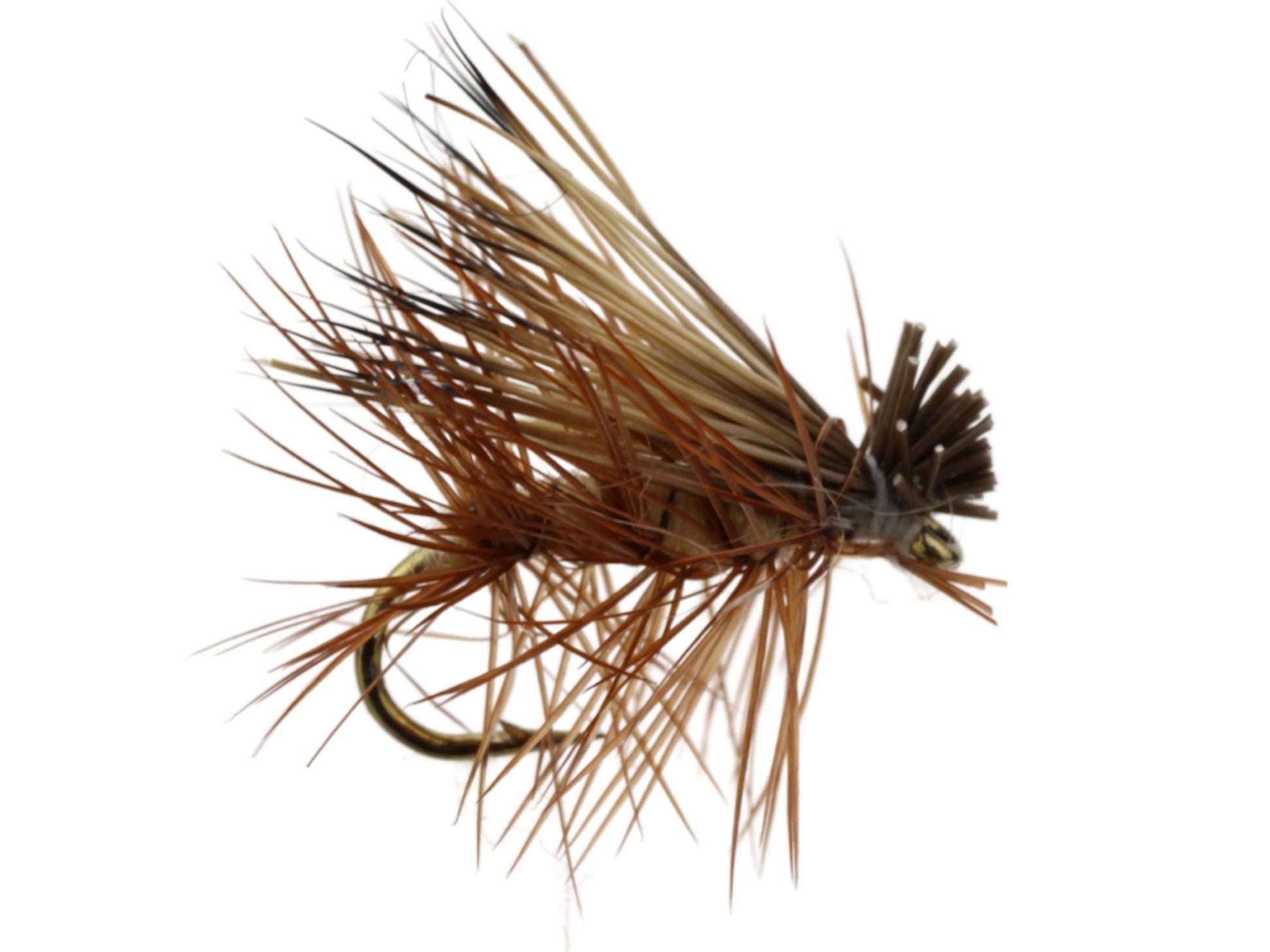 Wild Water Fly Fishing Tan Elk Caddis, Size 14, Qty. 6-Goodwynn'sGoodwynn's