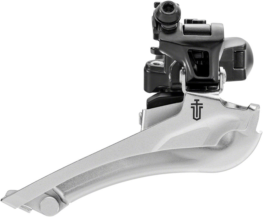 microSHIFT Sword BLK Front Derailleur - 9-Speed Double 46-52t Max Ring 34.9mm Band Clamp 28.6 31.8 Adapters-Goodwynn'sGoodwynn's