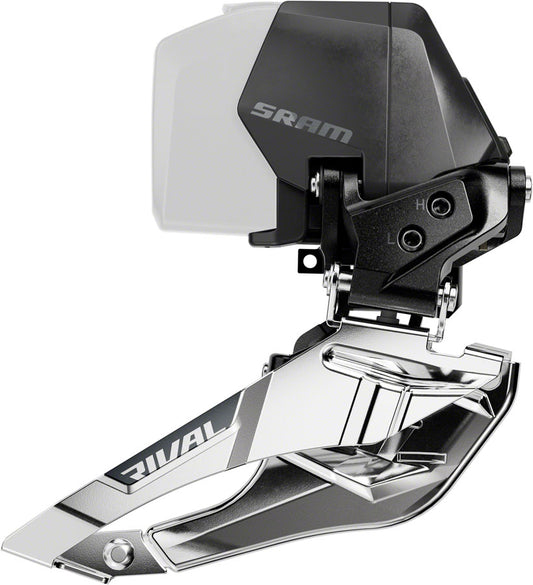SRAM Rival AXS Front Derailleur - 2x12-Speed Braze-on Battery Not Included BLK E1-Goodwynn's