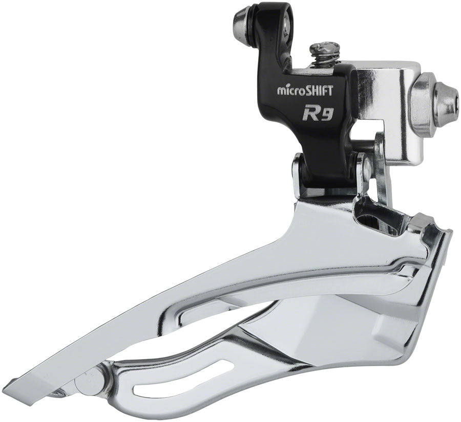 microSHIFT R9-F Triple Front Derailleur - 9-Speed Triple For 50/39/30 Rings Braze-On Shimano Road Compatible-Goodwynn&#39;sGoodwynn&#39;s