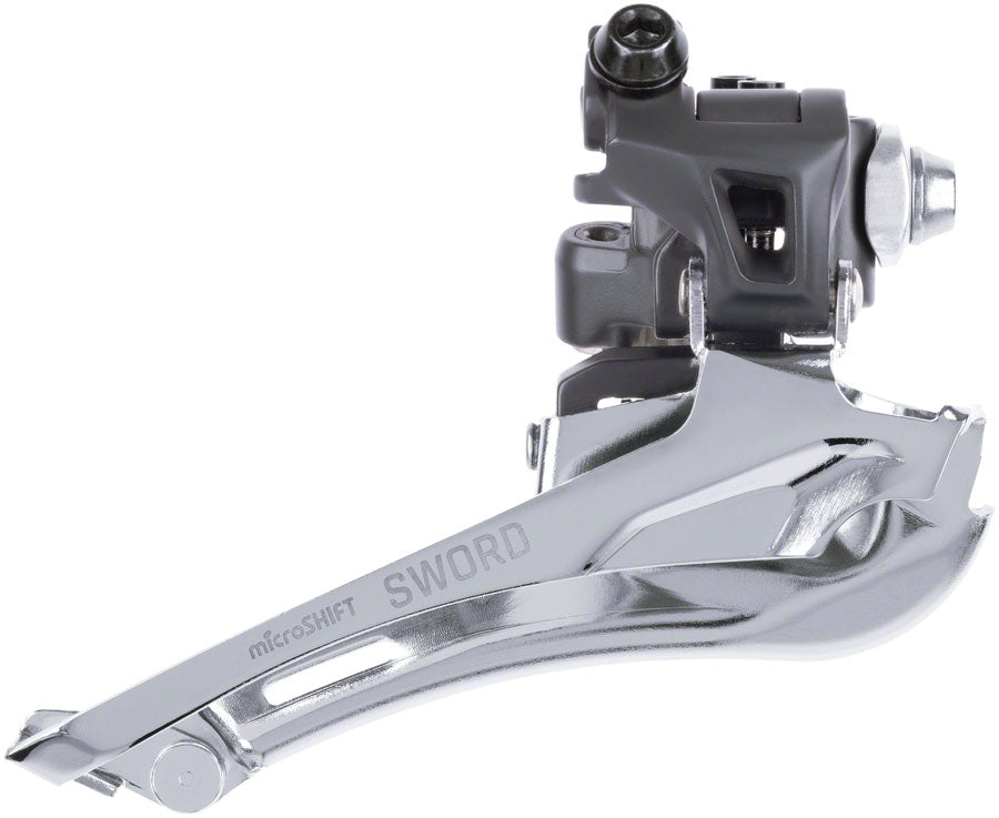 microSHIFT Sword Front Derailleur - 10-Speed Double 46-52t Max Ring Braze-On Sword Compatible-Goodwynn'sGoodwynn's