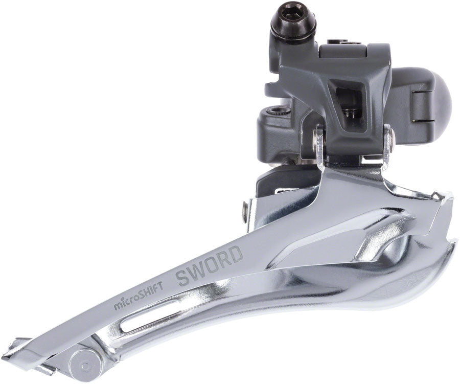 microSHIFT Sword Front Derailleur - 10-Speed Double 46-52t Max Ring 31.8/34.9mm Band Clamp Sword Compatible-Goodwynn&#39;sGoodwynn&#39;s