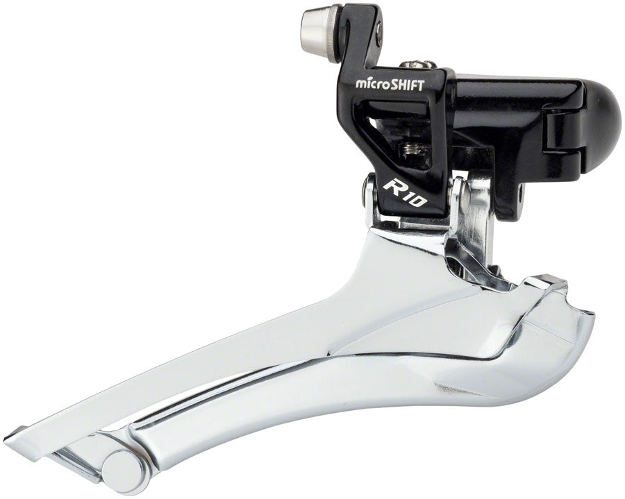 microSHIFT R10 Front Derailleur - 10-Speed Double 56t Max Band Clamp Shimano Compatible BLK-Goodwynn'sGoodwynn's