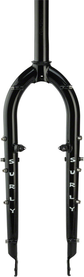 Surly Troll Fork: 26" QR 1-1/8" Straight Steerer Black-Goodwynn'sGoodwynn's