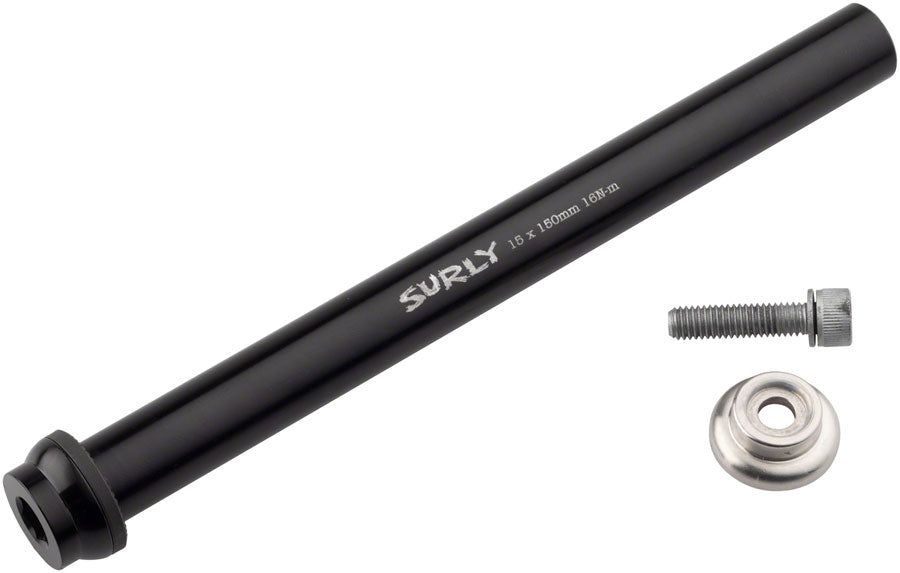 Surly Front Thru-Axle - 15x150 mm Chromoly Black-Goodwynn'sGoodwynn's