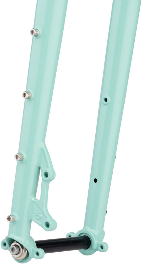 Surly Dinner Fork - 29" 15x110mm Thru-Axle 1-1/8" Straight Steerer 485mm Axle To Crown Steel Blue Oyster Coat-Goodwynn'sGoodwynn's