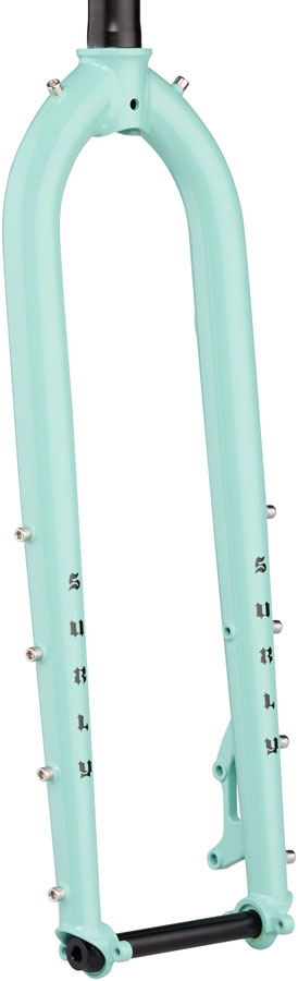 Surly Dinner Fork - 29" 15x110mm Thru-Axle 1-1/8" Straight Steerer 485mm Axle To Crown Steel Blue Oyster Coat-Goodwynn'sGoodwynn's