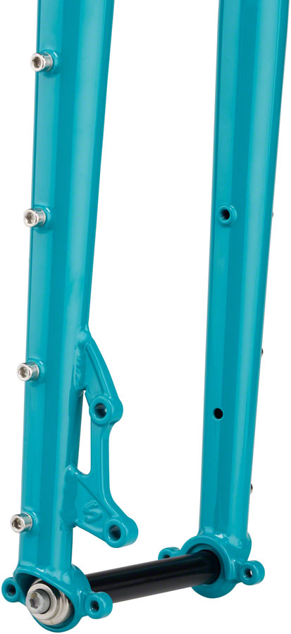 Surly Dinner Fork - 27.5" 15x110mm Thru-Axle 1-1/8" Straight Steerer 485mm Axle To Crown Steel Lost at Sea Blue-Goodwynn'sGoodwynn's