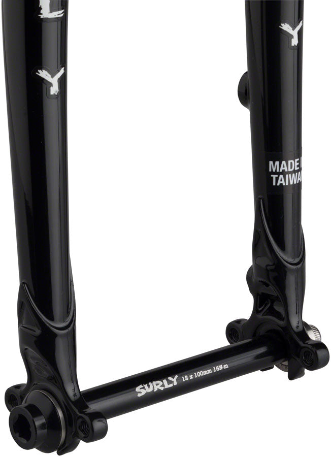 Surly Midnight Special 650b Fork 1-1/8" 50mm Offset Black-Goodwynn'sGoodwynn's