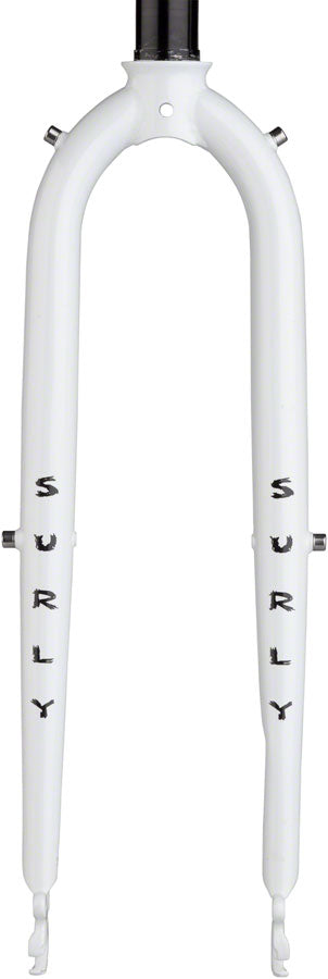 Surly Preamble 650b Fork 9x100mm QR 1-1/8" Straight Steerer Steel Thorfrost White-Goodwynn'sGoodwynn's