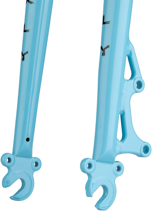 Surly Preamble 650b Fork 9x100mm QR 1-1/8" Straight Steerer Steel Skyrim Blue-Goodwynn'sGoodwynn's