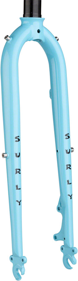 Surly Preamble 650b Fork 9x100mm QR 1-1/8" Straight Steerer Steel Skyrim Blue-Goodwynn'sGoodwynn's