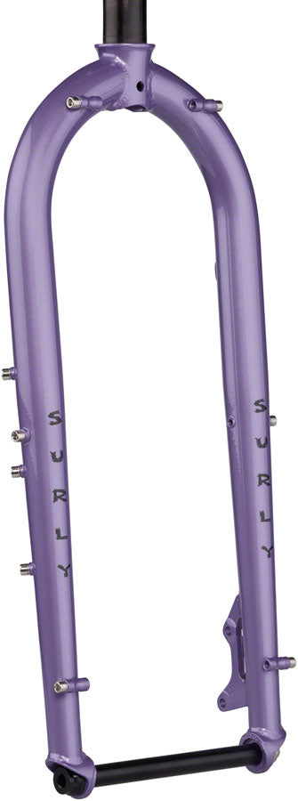 Surly Ice Cream Truck Fork - 26" 15x150mm Thru-Axle 1-1/8" Straight Steerer Steel Taro Milk Tea-Goodwynn'sGoodwynn's