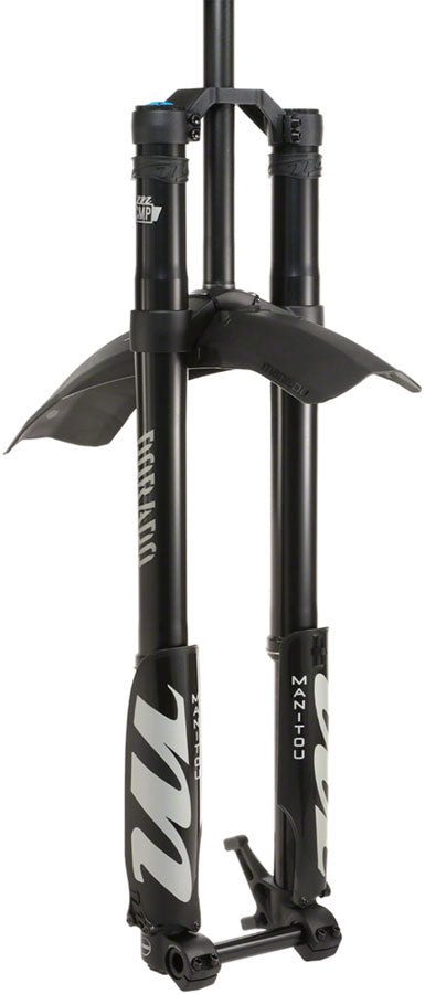 Manitou Dorado Comp Suspension Fork - 27.5" 203 mm 20 x 110 mm 47 mm Offset Straight Steerer BLK Gen 2-Goodwynn'sGoodwynn's
