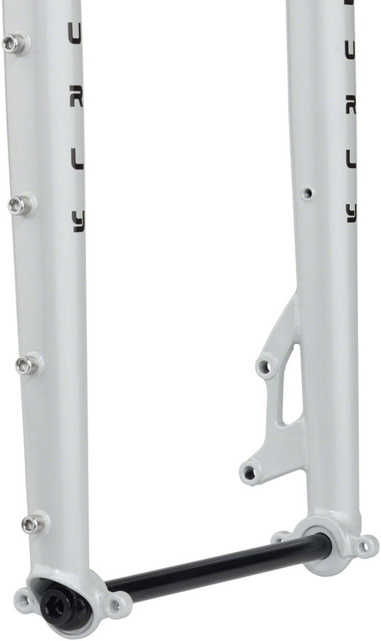 Surly Moonlander Fork - 24" Steel 12 x 197mm 1-1/8" Straight Steerer Lunar Dust Gray-Goodwynn'sGoodwynn's