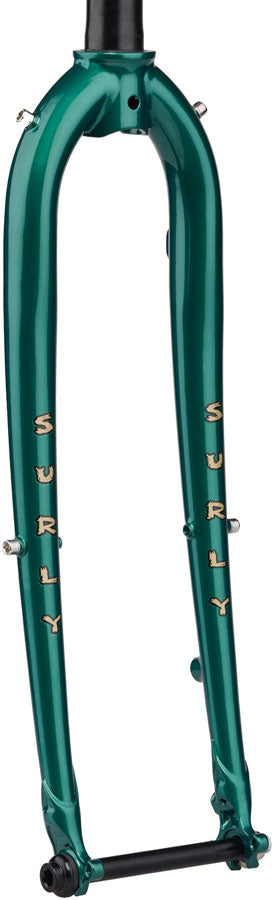 Surly Straggler Thru-Axle Fork - 650b 390mm 1-1/8" Straight Steerer Steel Subtropic Algae-Goodwynn'sGoodwynn's