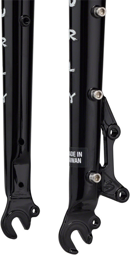 Surly Cocktail Fork - 420mm 29/27.5" QR x 100mm 1-1/8" Straight Steerer BLK