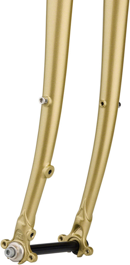 Surly Midnight Special Fork - 650b/700c 12x100mm Thru-Axle 1-1/8" Straight Steerer Steel 50mm Offset Fools Gold-Goodwynn'sGoodwynn's
