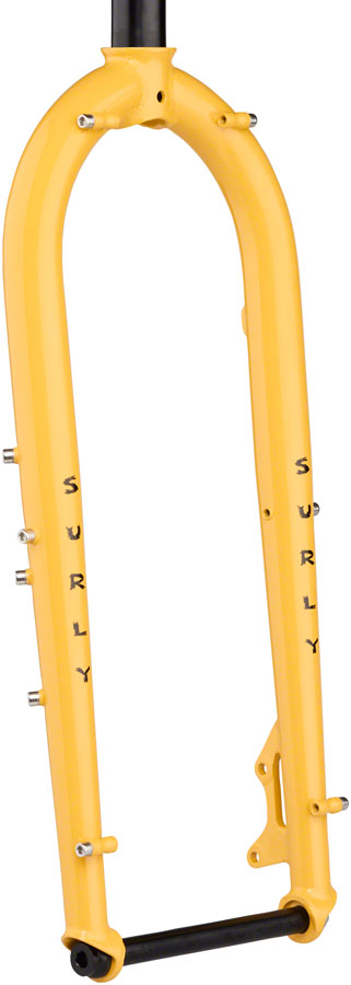 Surly Ice Cream Truck Fork - 26" 15x150mm Thru-Axle 1-1/8" Straight Steerer Steel Warm Cheese-Goodwynn'sGoodwynn's
