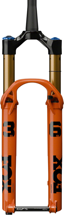 FOX 36 SL Factory Suspension Fork - 29" 130 mm 15 x 110 mm Kabolt SL 44mm Offset GRIP X Damper Shiny Orange-Goodwynn's