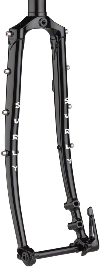 Surly Disc Trucker Fork - 26" 1-1/8" Straight 100x12 mm Thru-Axle Steel Disc BLK-Goodwynn'sGoodwynn's